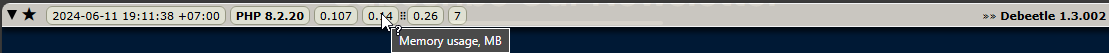 Memory usage