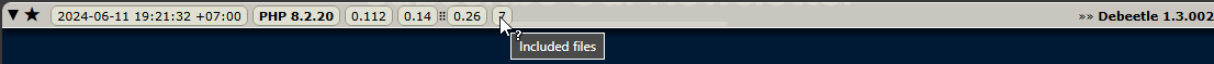 Included files